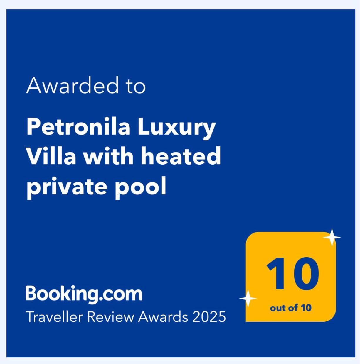 Petronila Luxury Villa With Heated Private Pool Kissamos Exterior photo